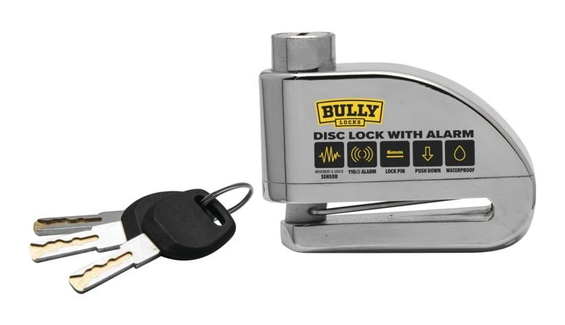 BikeMaster Bully Alarm 6mm Disk Lock 3 BikeMaster Bully Alarm 6mm Disk Lock