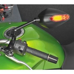 BikeMaster Candy Drop Standard Mirrors With Integrated Turn Signals 7 BikeMaster Candy Drop Standard Mirrors With Integrated Turn Signals -Cheap BikeMaster Store bike master candy drop standard mirrors with integrated turn signals black 1