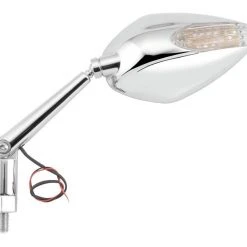 BikeMaster Candy Drop Standard Mirrors With Integrated Turn Signals 8 BikeMaster Candy Drop Standard Mirrors With Integrated Turn Signals -Cheap BikeMaster Store bike master candy drop standard mirrors with integrated turn signals chrome