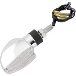 BikeMaster Spade LED Turn Signals -Cheap BikeMaster Store bike master spade led turn signals chrome 1