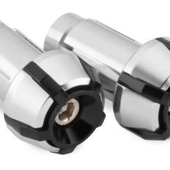 BikeMaster Two-Piece Anti-Vibration Bar Ends -Cheap BikeMaster Store bike master two piece anti vibration bar ends silver black